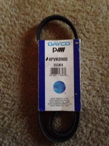 Dayco 355k4 4pk0900 v-ribbed serpentine belt ~ 4-rib straight-rib 35.5"