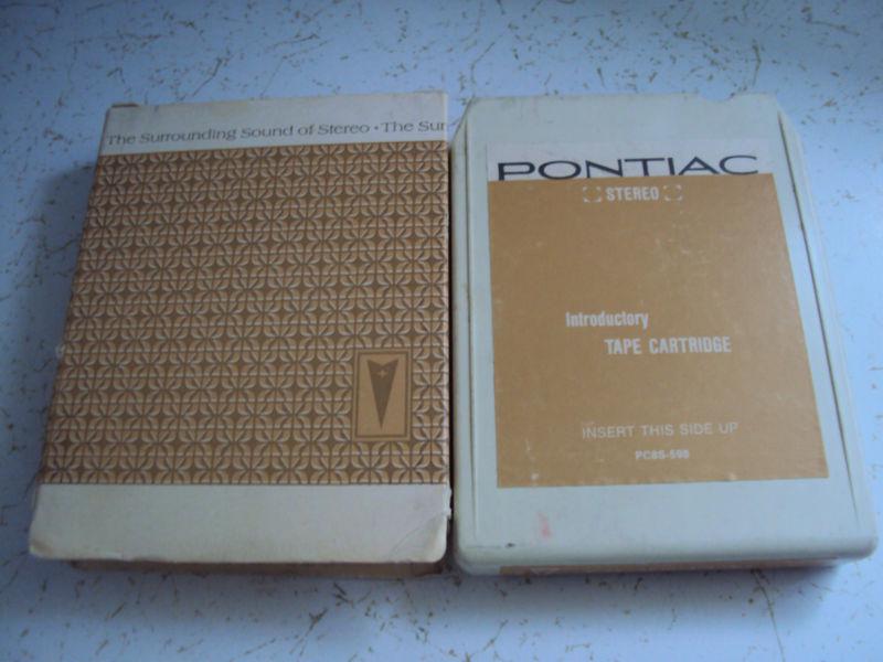 1970 pontiac dealer trans am firebird lemans gto formula grand prix 8 track tape