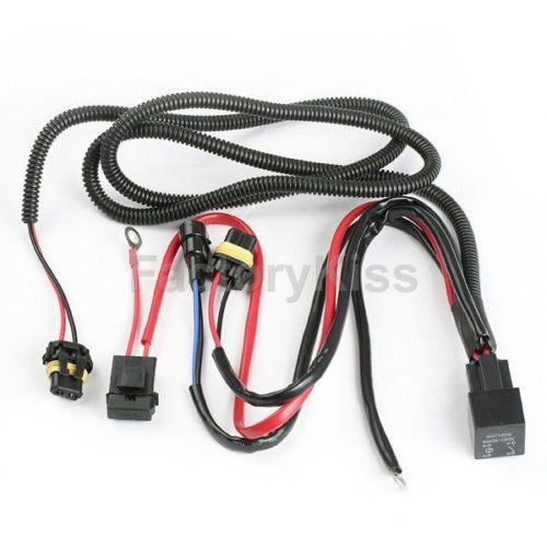 Xenon hid car fuse relay wire wiring harness for 9005/9006/hb3/hb4