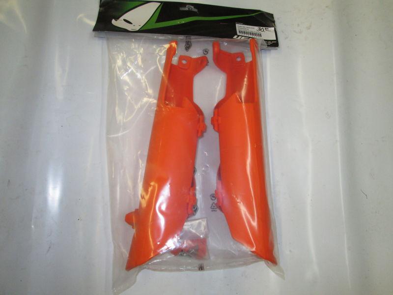 Ktm 125 250 360 380 450 400 520 sx sxf exc fork tube protectors new 07-12