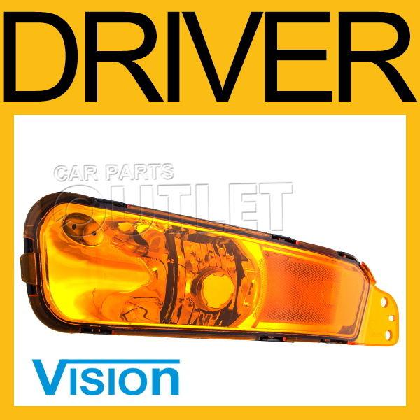 2005-2009 ford mustang park signal side marker lamp amber len&hsg w/o bulbs left