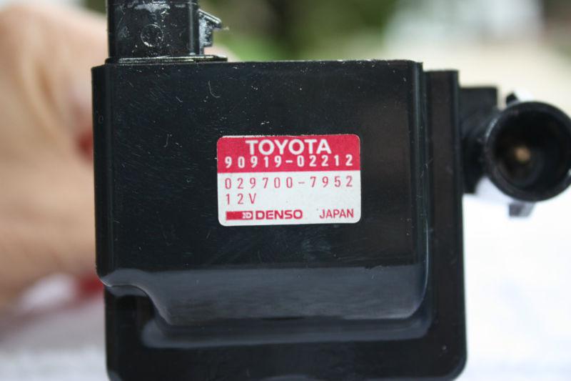 Toyota ignition coil 4runer t100 tacoma tndra 3.4l v6 5vzfe oem part#90919-02212