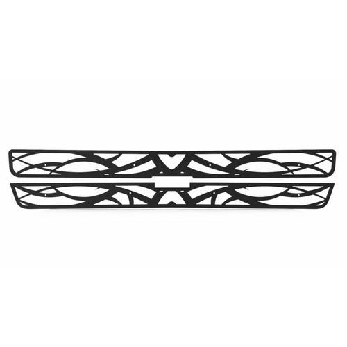 Chevy suburban 00-06 tribal black powdercoat grill insert trim cover