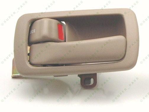 1992 thru 1996 inside left door handle with bezel  *   fits:  toyota camry