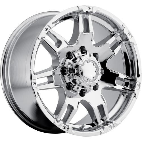 17x9 chrome ultra gauntlet (237) wheels 8x170 -12 lifted ford f-250 f350