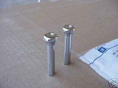 2 gm interior door lock knobs - show quality! - fits camaro,chevelle ss,nova,442