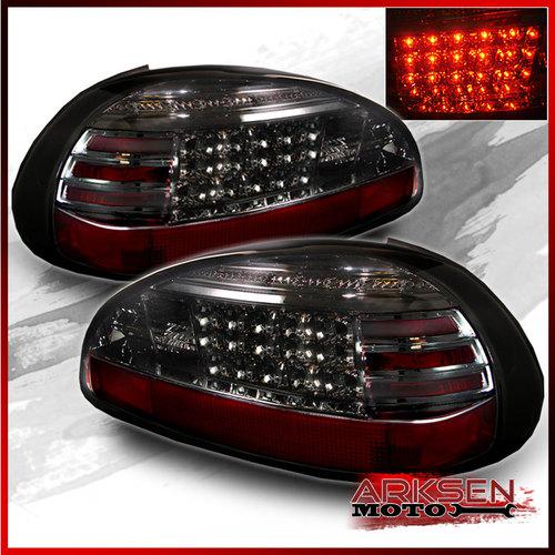 Smoked 97-03 pontiac grand prix philips lumileds led perform tail lights pair