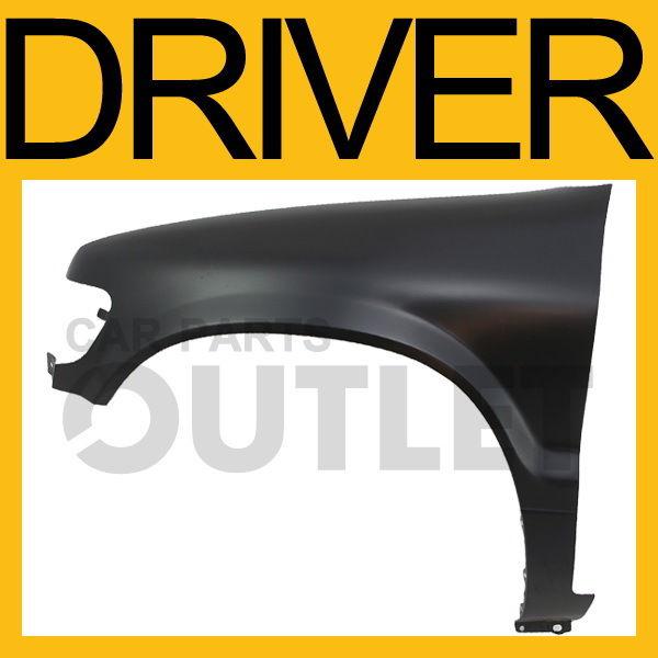 Driver side primed fender assembly for 95-02 kia sportage base/ex lh