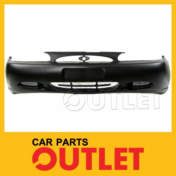 1997-2001 2002 ford escort front bumper raw material blk plastic cover 4dr 5dr