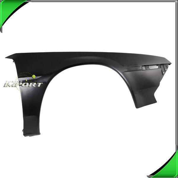 85-91 subaru xt coupe right front fender primered black steel replacement rh new