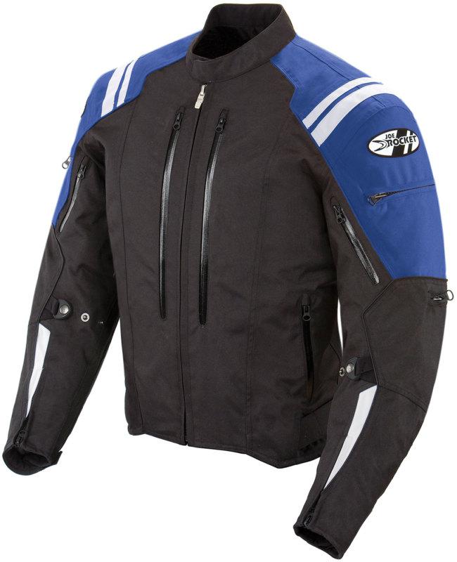 Joe rocket blue mens atomic 4.0 riding jacket small s