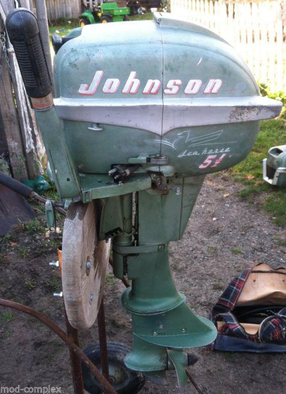 Johnson outboard motor 5.5hp complete vintage model cd 11