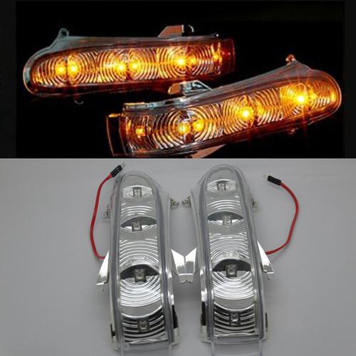 Led turn signal amber light 99-02 mercedes benz w220 w215 s cl side mirror b0336