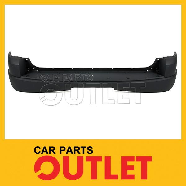 03 ford explorer xlt rear bumper primered black plastic cover wo sport no sensor