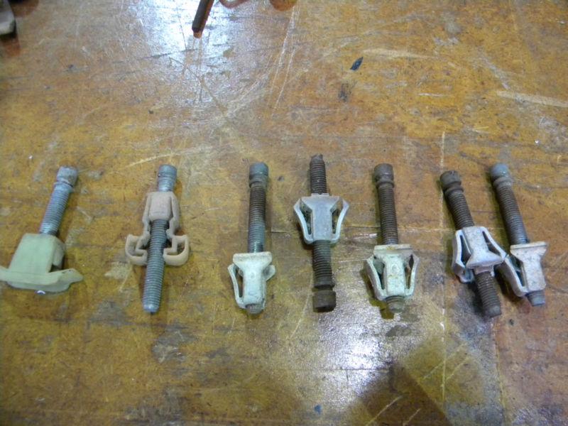 Vintage oem original gm headlight adjuster kits from the 70's lot of 7 assorted