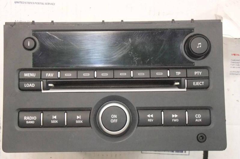 Radio am-fm-stereo w/ 6 disc cd changer saab 9-3 2007 2008 12779270 oem