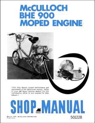 Amf roadmaster mcculloch bhe 900 engine service manual