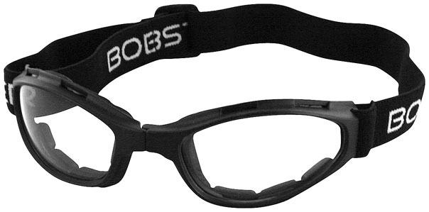 Bobster crossfire folding goggles black w/clear lens