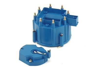 Accel distributor cap and rotor hei blue buick chevy gmc oldsmobile pontiac v8