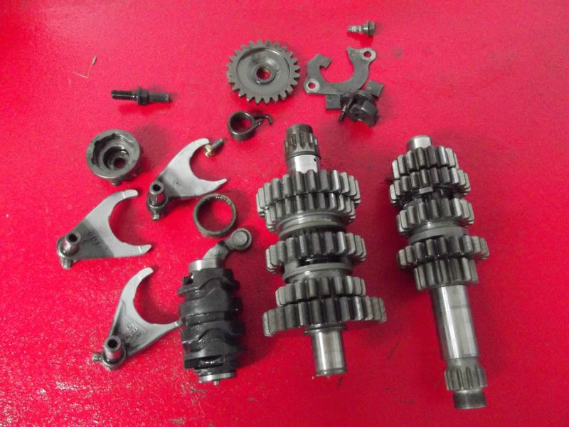 Yamaha yz400f yzf400 yz 400f transmission gears shift forks shaft 1998 1999