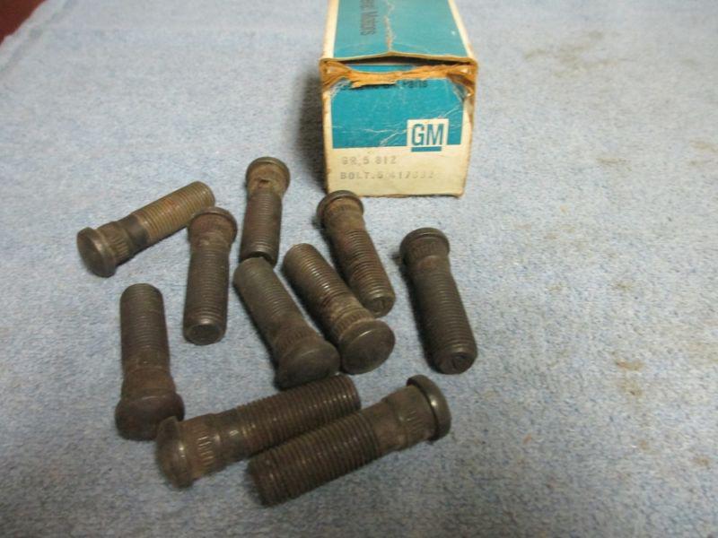 1966-1976 cadillac eldorado oldsmobile toronado bolts studs nos parts 417662