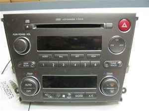 2006 legacy 6 disc cd player radio with climate oem