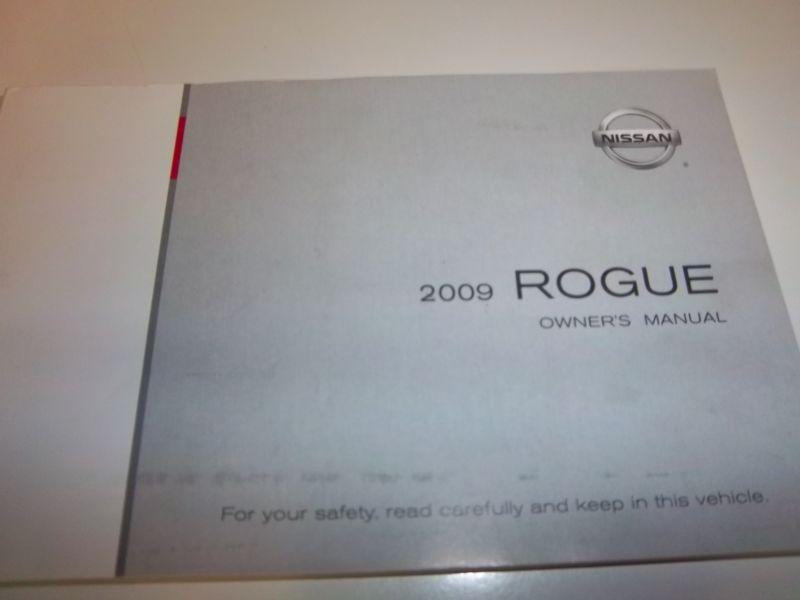 2009 nissan rogue owners manual