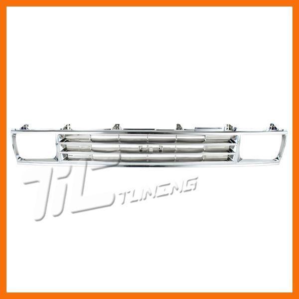 87 88 toyota pickup mini 2wd front grille to1200108 argent silver base standard