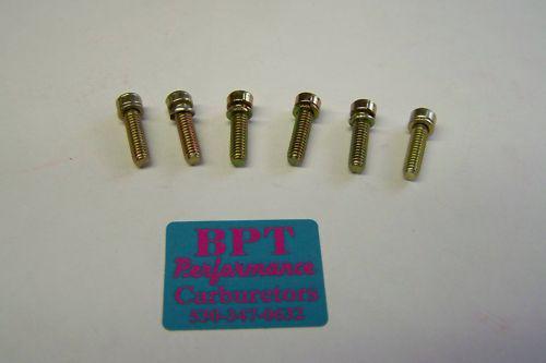 Holley tri-power & 6 pack diaphragm housing lid screws 