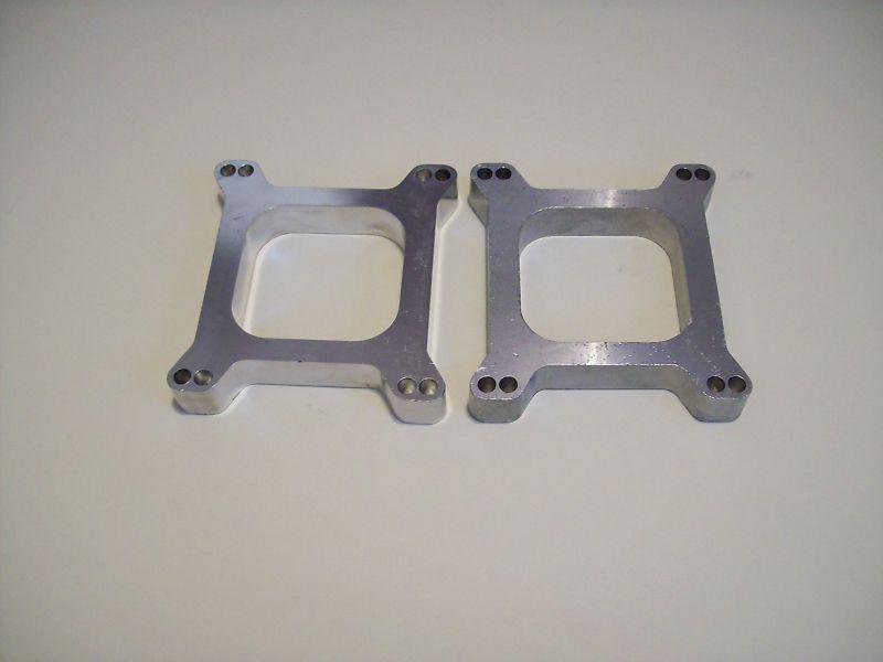  2 two spectre chevy ford mopar gm 4 bbl carburetor spacer 