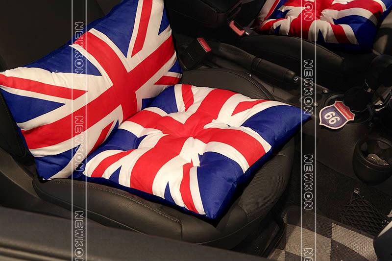 Vintage uk union jack seat pillow cushion for mini cooper one countryman paceman