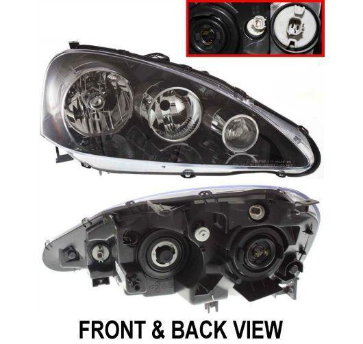 New headlight lamp passenger right side clear lens halogen rh hand ac2519108