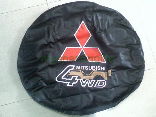 Mitsubishi motor auto car spare wheel tyre/tire cover suv 4wd 18inch