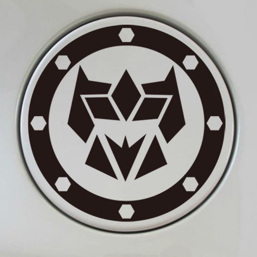 Car vinyl decal fuel cap tank sticker transformers decepticon #ci85