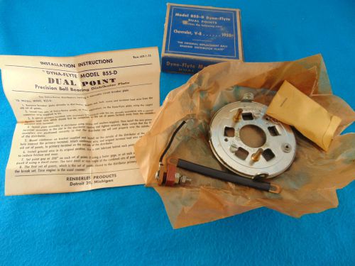 Nos aftermarket 1955 chevrolet v8 dual point ball bearing breaker plate kit