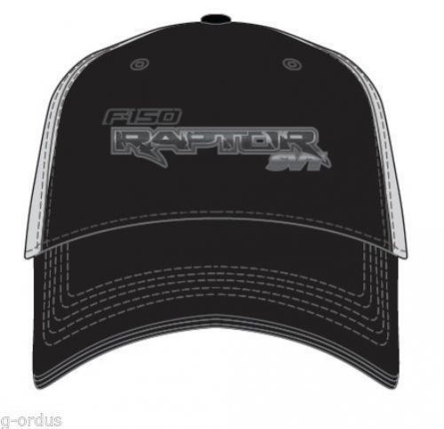 New black &amp; grey 2010 2011 2012 2013 14 2015 ford f150 raptor svt hat cap!