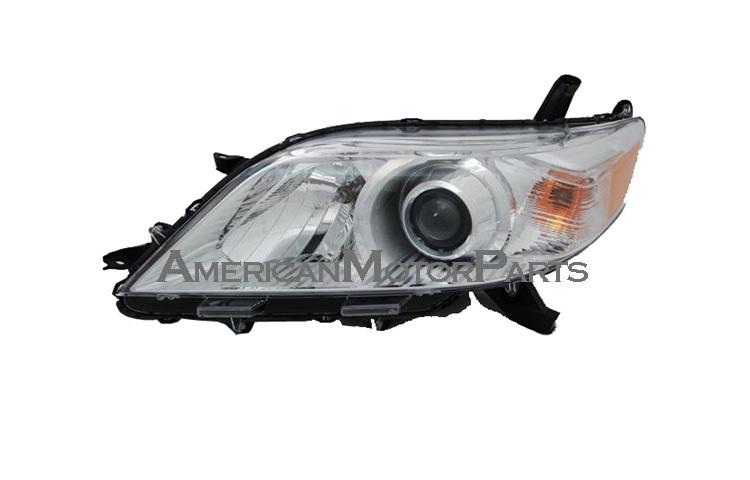 Left driver side replacement headlight halogen type 11-12 toyota sienna