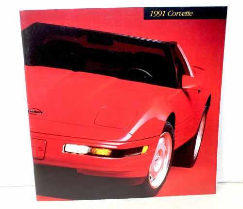 1991 chevrolet corvette dealer showroom brochure