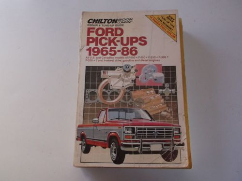 Chiltons ford pick-ups 1965-1986 used