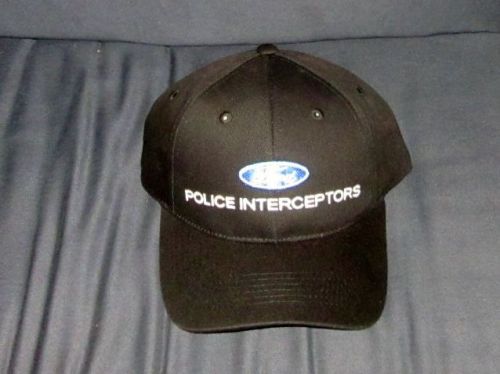 Ford police interceptors cop cap hat - black