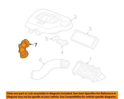 Chevrolet gm oem 06-11 hhr air intake-outlet duct 25937095