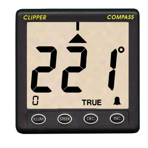 Clipper cl-c-reman compass system with remote fluxgate sensor