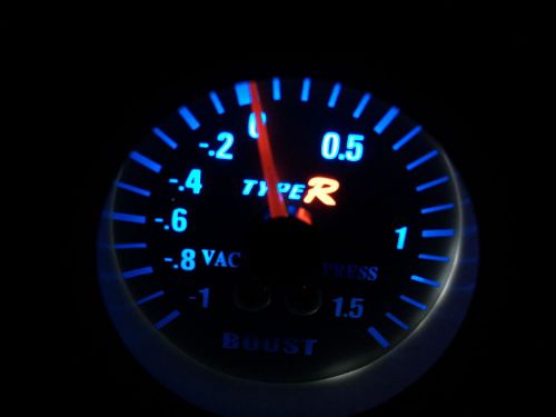 Brand new 52mm type r turbo boost car gauge bar no.705257