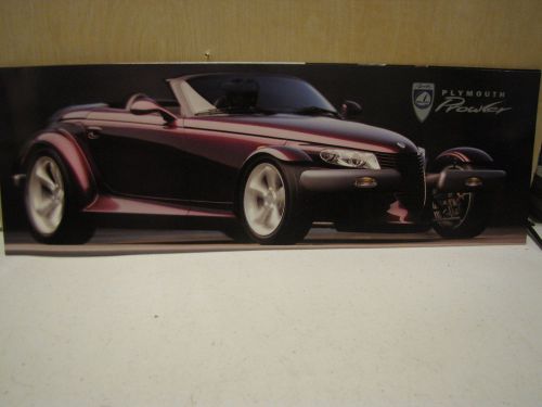 1997 plymouth prowler dealer showroom sales brochure poster catalog 97