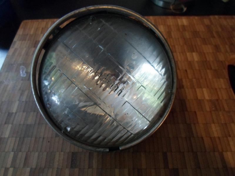 Vintage old headlight chrome ring lens  fomoco sealed beam ts  in box hd items