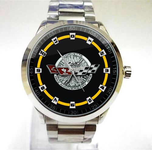 Corvette c3 1953-1978 25th anniversary sport metal watch