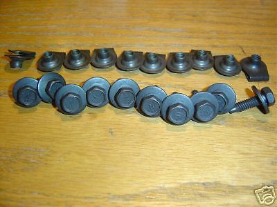 68-69 charger front valance oem correct fastener set