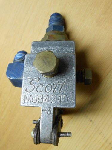 Scott 4240 parking brake valve assembly