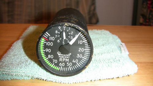 Beechcraft turbine tach indicator p/n 101-384159-7