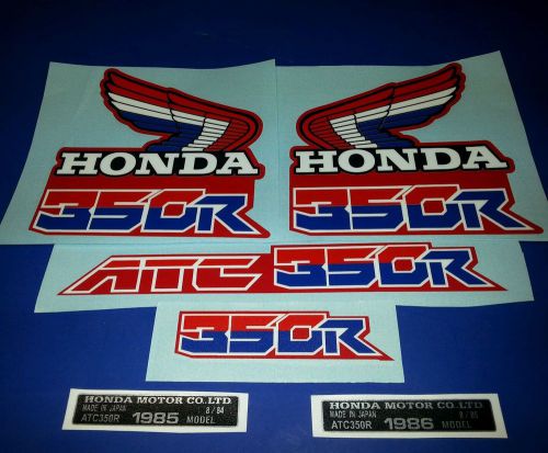 Atc 350r 5 piece decal sticker set like 1985 1986 250r trx oem 3m hi-performance